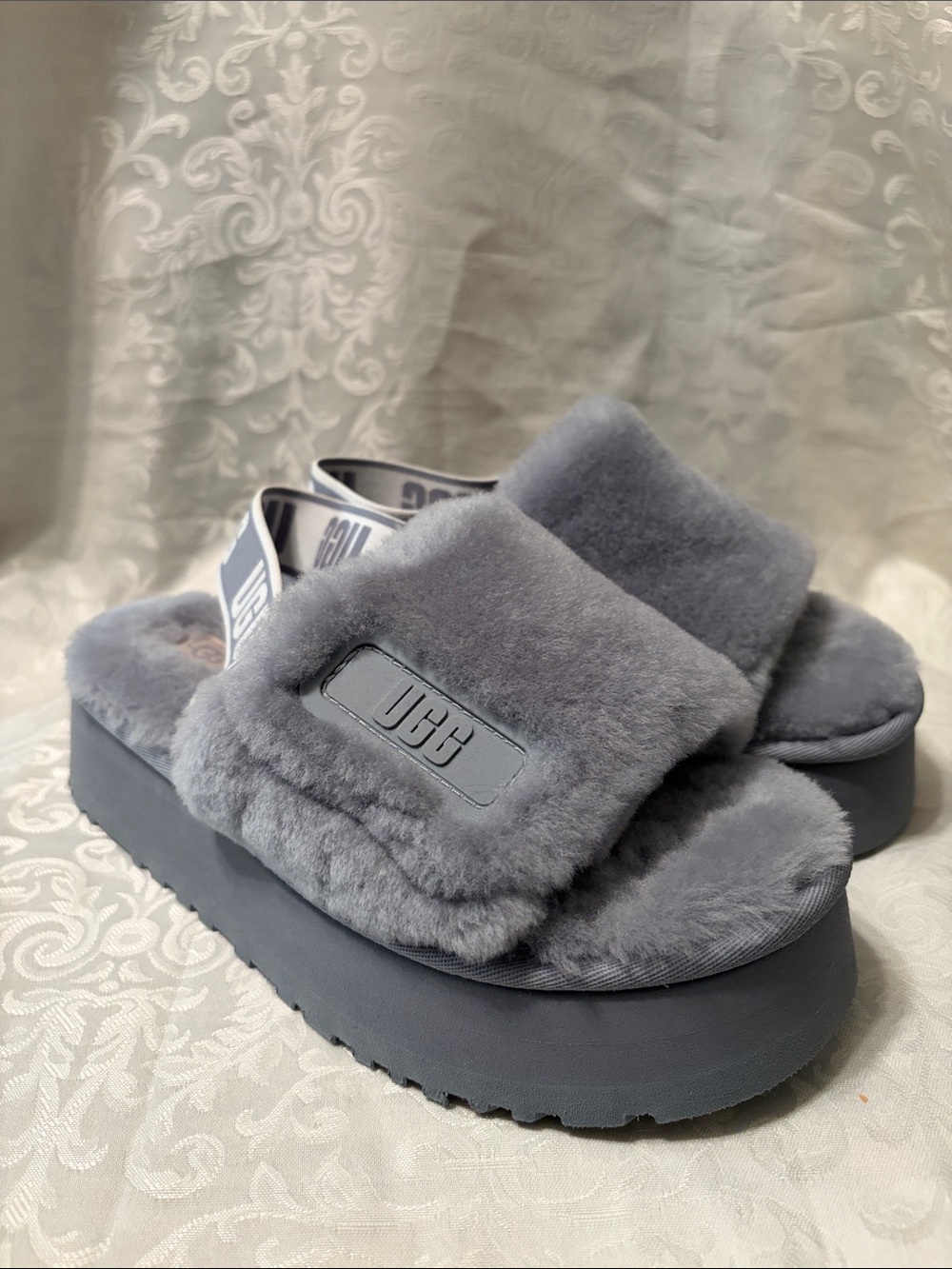 UGG Women's Grey Disco Slides